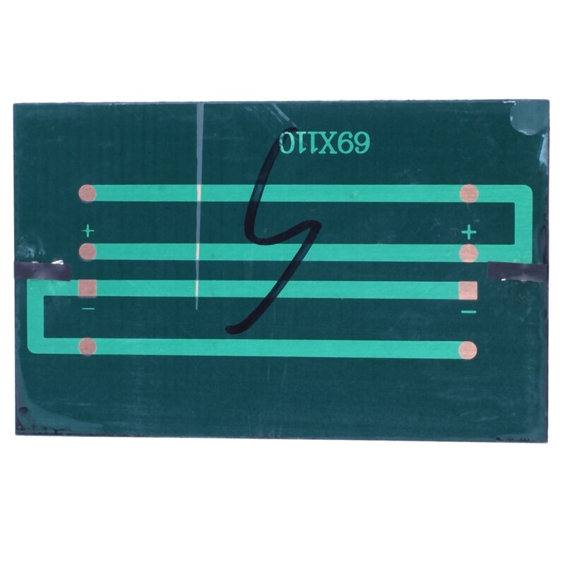 Zonnepaneel Module Voor Batterij Mobiele Telefoon Oplader Diy Model:110X70mm 5V 1.25W