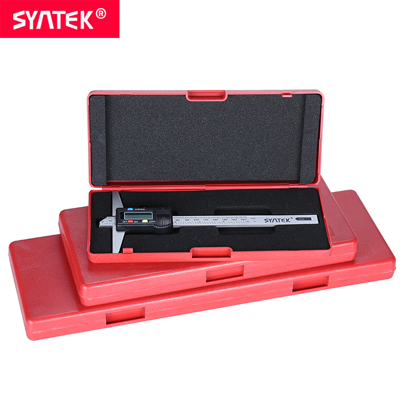 Syntek-calibrador Vernier de profundidad Digital estándar, micrómetro electrónico de acero inoxidable, profundidad CE, 6 ", 8", 12 ", 150mm, 200mm, 300mm