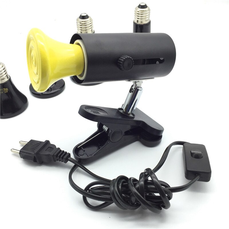 E27 Lampeholder Keramisk Lampeholder Stativ Dyr Oppvarming Amfibier e27-lampeholder-keramisk-lampeholder-stativ-dyr-oppvarming-amfibier
