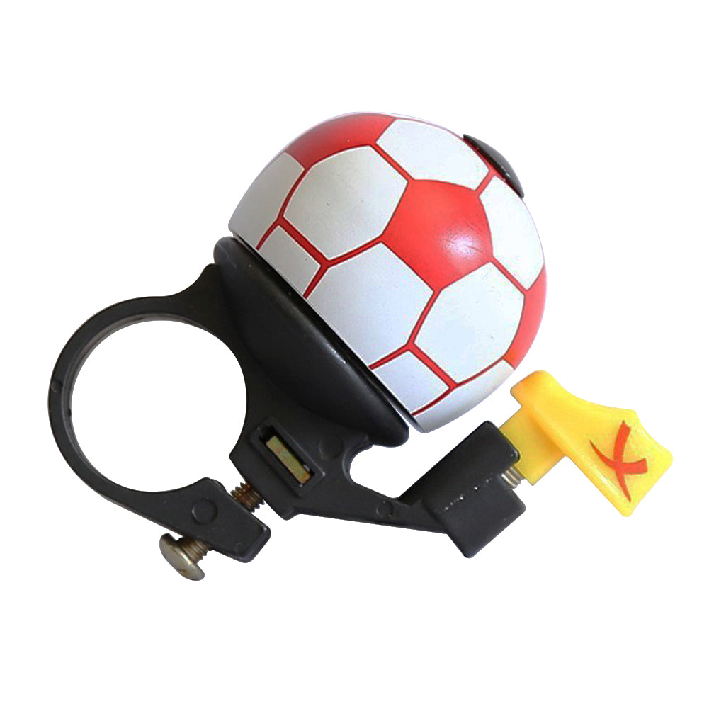 Fiets Kleine Bel Cartoon Voetbal Fietsen Bells voor Mooie Kinderen Stuurbel Fietstocht Mini Bel Alarm Fietsaccessoires: Paars