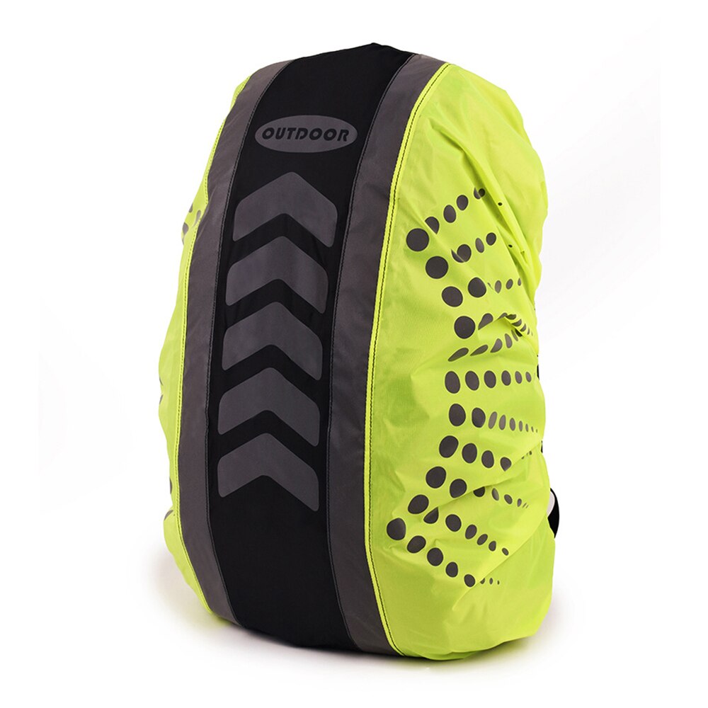 Outdoor Multipurpose Waterproof High Visibility Reflective Bag Backpack Rucksack Rain Cover For Fishing Night Riding Sports: Pink