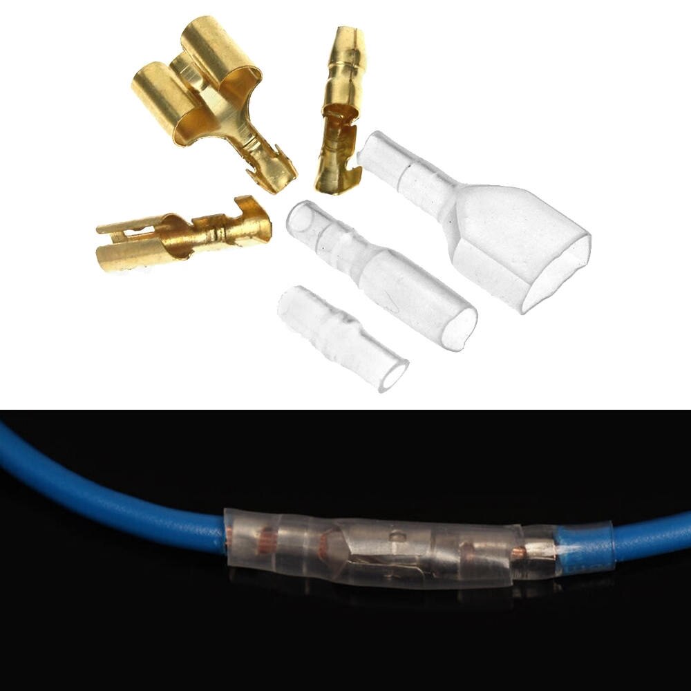 140 Stuks 3.9Mm Auto Motor Messing Kogel Mannelijke Vrouwelijke Terminal Wire Connectoren Met Isolatie Covers