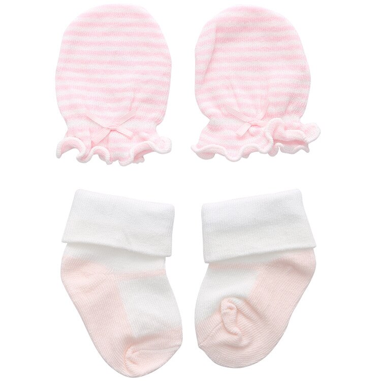 Baby Sokken Baby Sok En Mitten Set Baby Handschoenen En Sok Katoenen Sokken Voor Pasgeboren