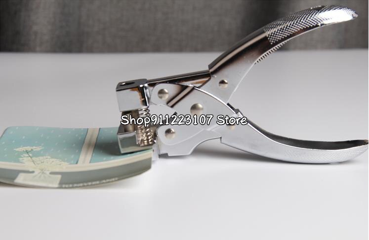 T Shape Hole Punch Butterfly Shape Hanging Holes Punches Manual PVC Card Punch and ID Card Slot Hole Punch