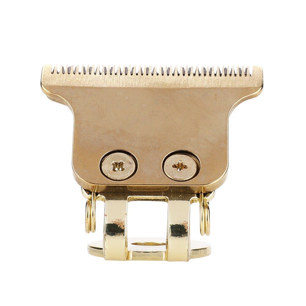 1 Uds cuchilla móvil de repuesto para maquinilla de afeitar cilíndrica para hombres, cuchillas de corte de pelo, afeitadora de acero, accesorios para cuchillas: Gold Blade