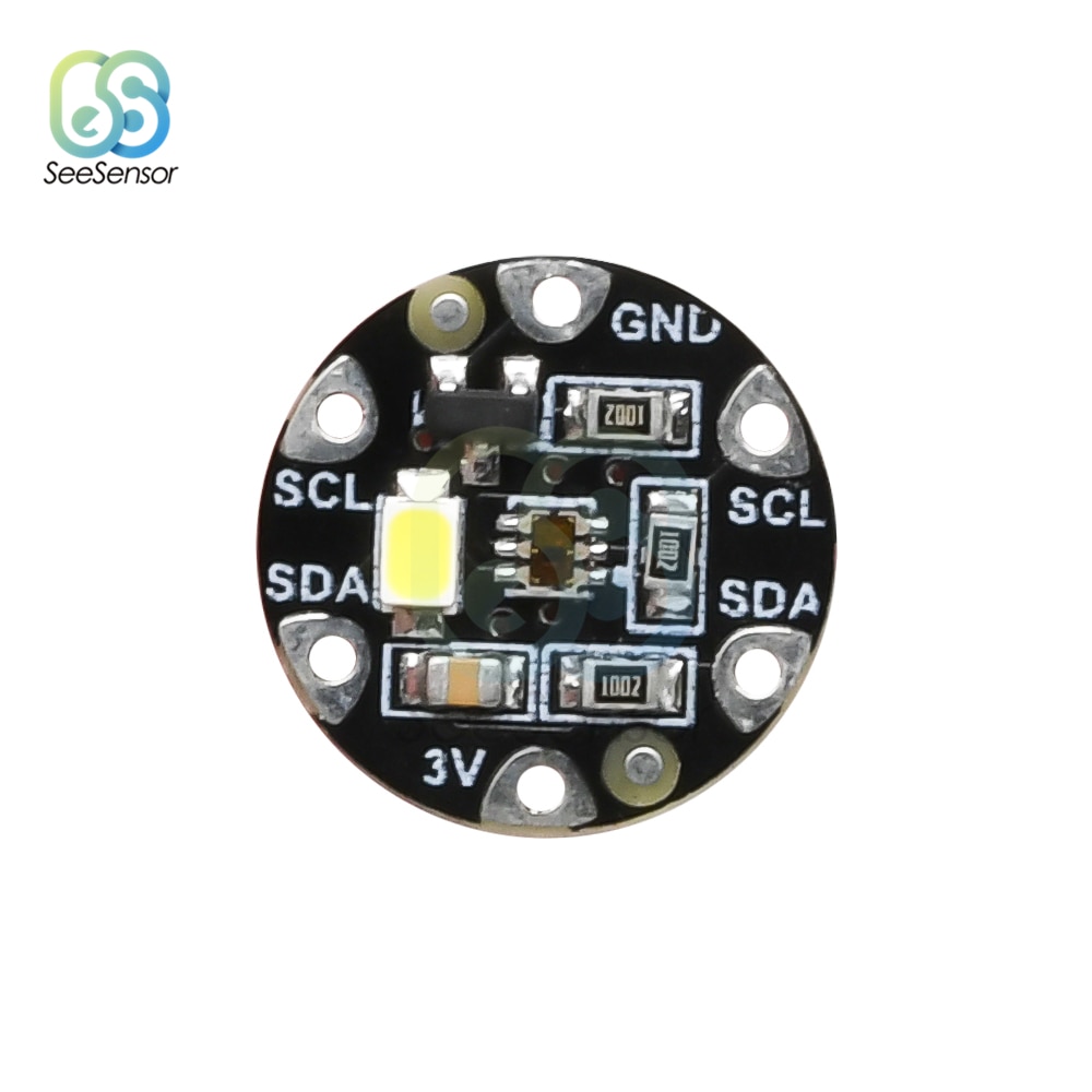 TCS34725 Omgevingslicht Sensor Development Tools Flora Kleur Sensor Module Met Witte Led 2.7V-3.6V