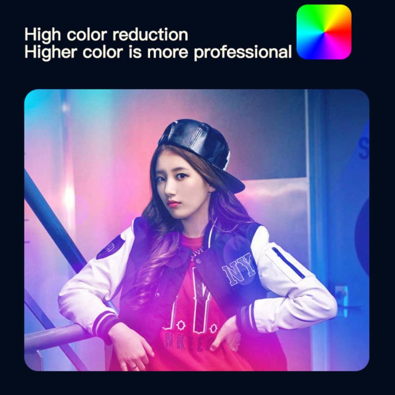 Selfie Ring Flash Lens 3-Niveau Helderheid Vullen Licht Lamp Anti-Slip Siliconen Pads Regenboog Veranderingen Voor Smartphone lichte Draagbare