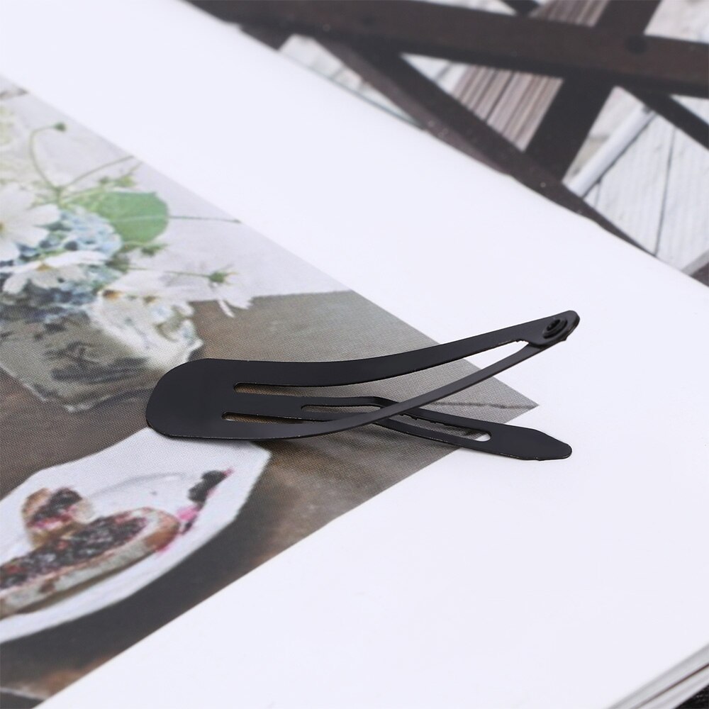 10 stuks bb haarspeldjes haarspeldjes zwarte kleur nieuwigheid meisjes basic haarspeldjes bb haarspeldjes metalen clips waterclips