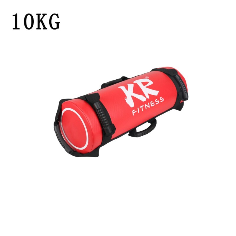 5/10/15/20/25/30 kg Filled Weight Sand Power Bag Strength Training Fitness Exercise Cross-fit Sand bag Body Building Gym Sandbag: red 10KG