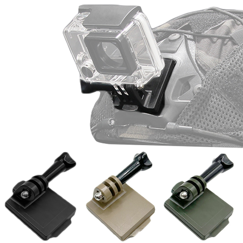 GoPro Held Aktion Kamera Helm Feste Halterung Basis Adapter für schnell/MICH/NVG Kamera Halfter Installieren Helm Zubehör