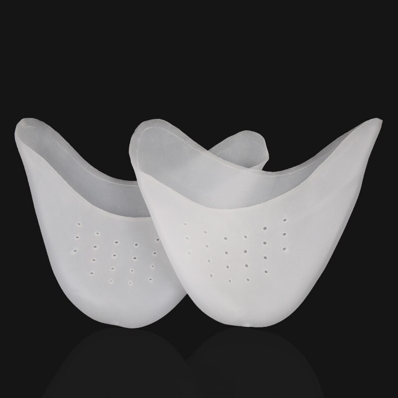 4 stk= 2 par tåpuder balletbøjler sko beskytter hallux valgus orthotics silikone pude gel indlæg fodpleje pedicure