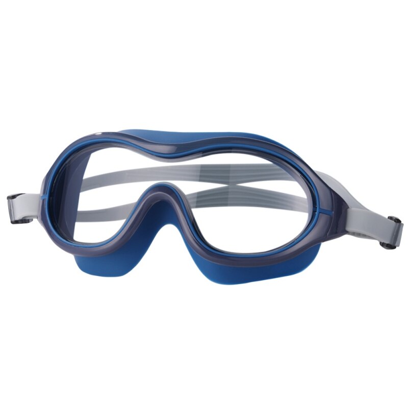 Volwassen Grote Frame Zwembril Eyewear Anti-Fog Waterdichte Concurrentie Zwemmen Glas Professionele Swim Eyewear Duiken Bril: L