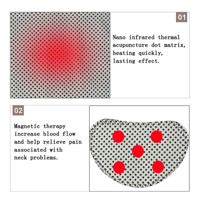 Hieronta niskavyö itsestään lämpenevä vuori magnetoterapia käärepaperi suojaava niskanauha tuki hierontavyö terveydenhuoltoon