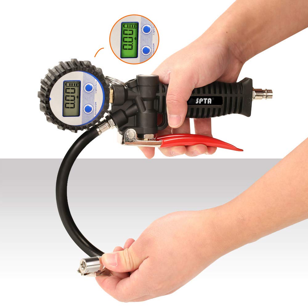 Voor 2020 luchtdrukmeters banden quest digitale bandenspanningsmeter handleiding