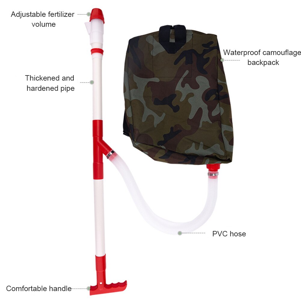 Agricultural Tool Garden Supplies Corn Manual Dressing Fertilizer Spreader Home With Bag Single Tube Labor Saving Tree Top