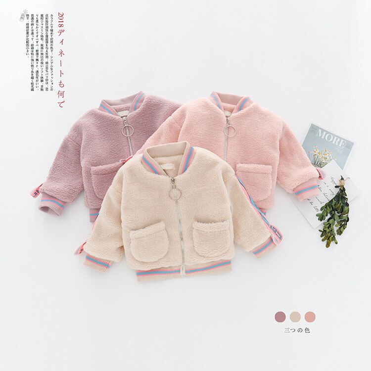 Nuovo Cappotti bambino Del bambino Della Ragazza di Spessore Autunno Inverno Outwear il Cappotto Del bambino 9BB025