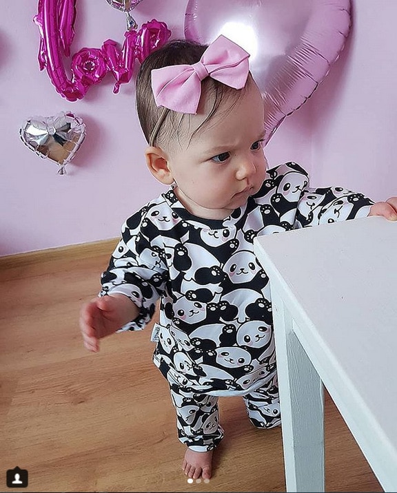 Familie matchende tøj outfit sæt kvinder mor datter søn baby børn panda pyjamas nattøj pyjamas sødt sødt nattøj