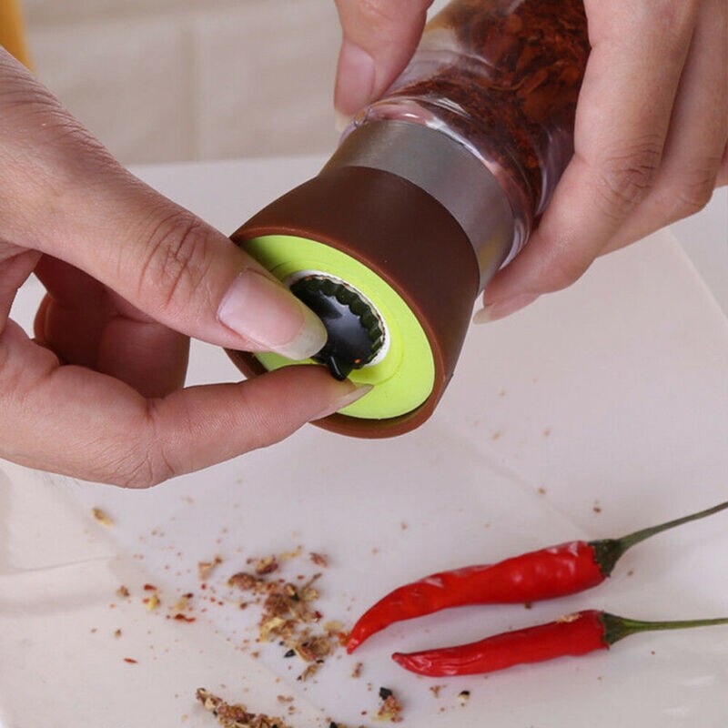 Køkken manual peberkværn møller salt krydderi muller værktøj plastflaske