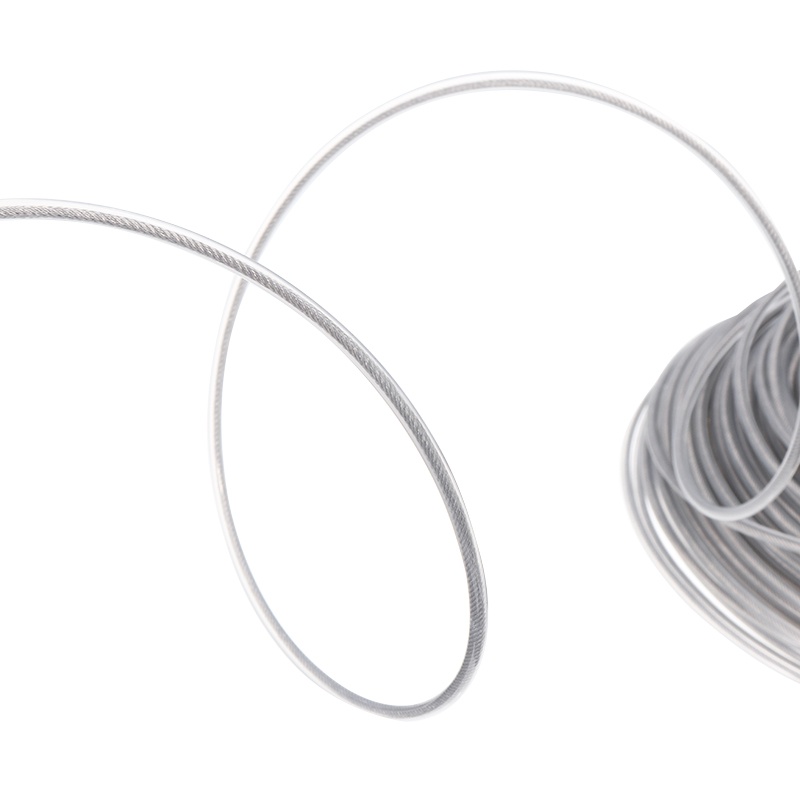 LUSQI 5M/10M/15M Stahldraht Nylon Rasentrimmer Linie Freischneider Trimmer Seil Rasenmäher Kabel Lange Runde Rolle Gras Ersatz