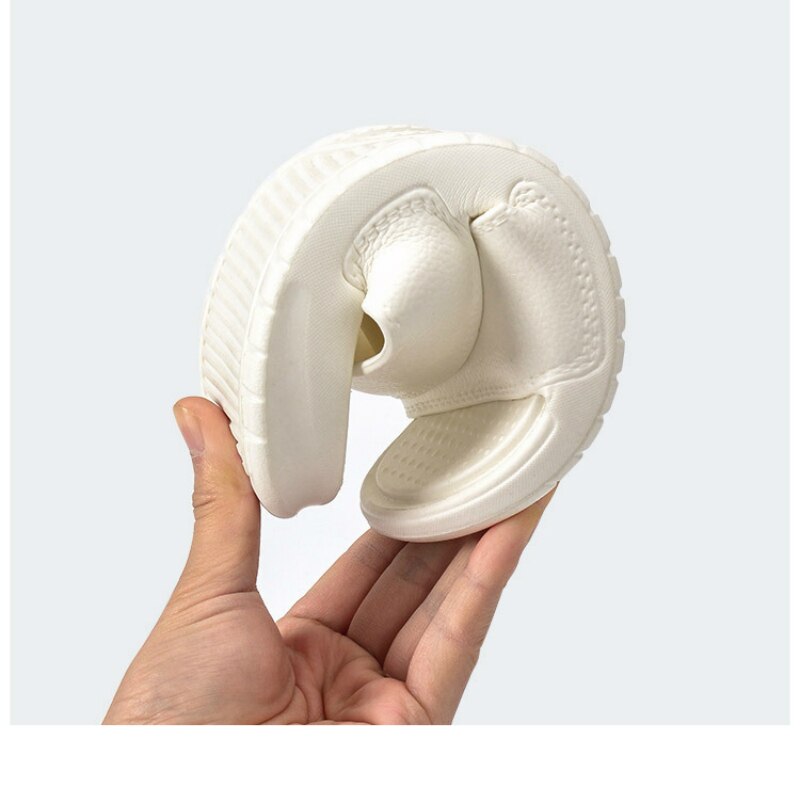 Kvinder sommer hjemmesko blød sål luksus designere dame slides platform strand sandaler sorte mænd sko klipklapper