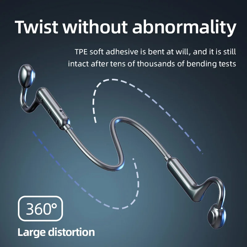 Xiaomi True Bone Conduction Wireless Earphone Bluetooth5.1 Waterproof Neck Mounted Headset HIFI Stereo Music Earbud