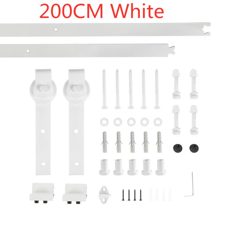 Schiff Zu Europa Schiebetür Scheune Spur Hardware- Holz Scheune Tür Schiene Hardware- Schiebetür Spur Bausatz Scheune Tür System rutsche HWC: 200CM F