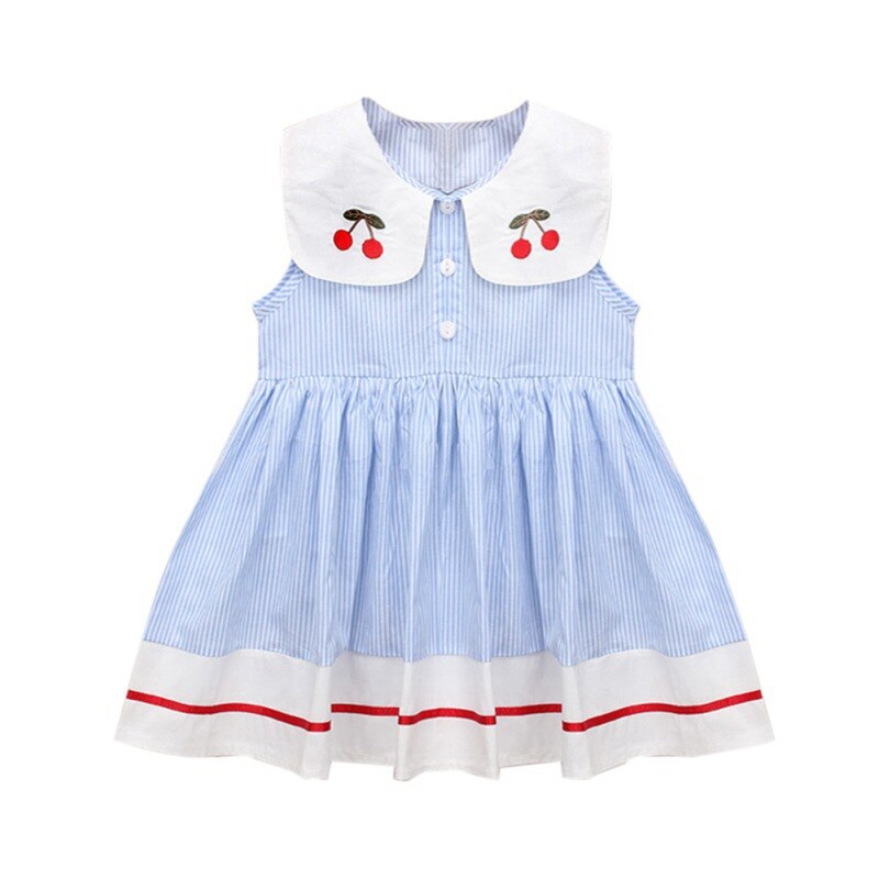 Toddler Girl Sunshine Stripes Dress main image 0