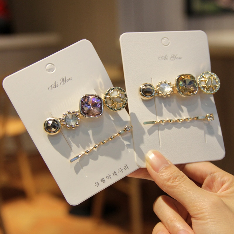 4 stijl Luxe kristal parel haar clip Gold haarspelden voor vrouwen sieraden accessoires