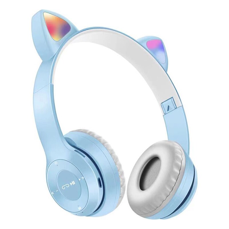 Cute Cat Ear Wireless Headphones Bluetooth Headset Foldable Stereo Headphone Gaming Earphones With Microphone For Laptop Phone: 04