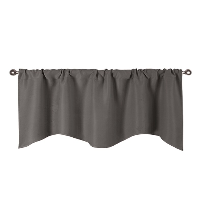 Rideaux occultants de couleur unie, stores romains élégants, rideau court café pour cuisine, rideau de fenêtre moderne pour armoire de cuisine K3NA: DG