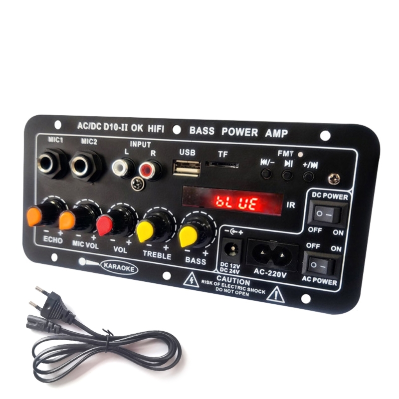 Digital Amplifier Board Bluetooth5.0 with Powerful Bass Output Enhances Your Musics Experience Immersive Audios Performs: Orange