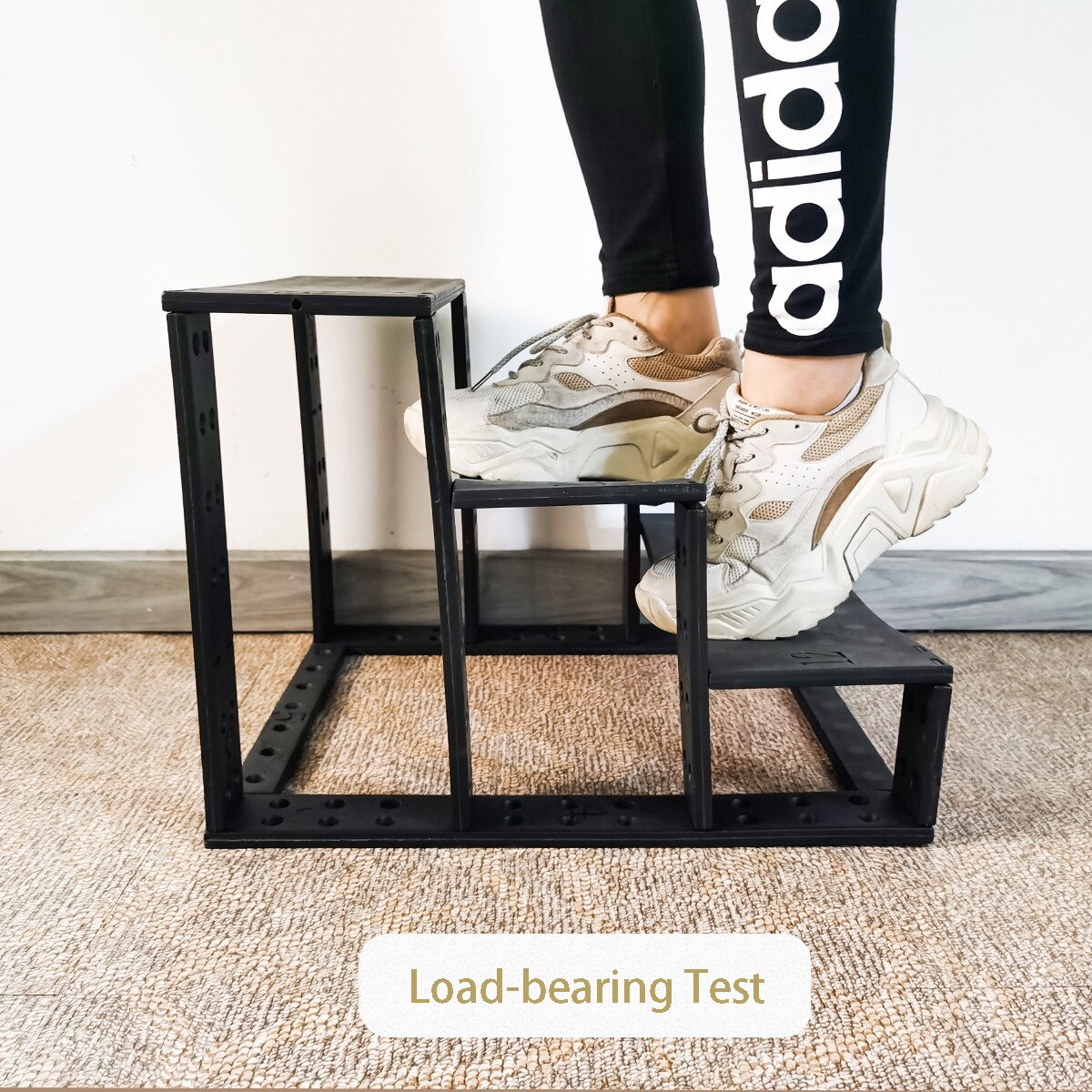 Dog Steps Stairs Ladder Cat Ladder Little Dog Indoor Ramp Assembled Stairs for Bed Sofa Bay Window Metal Washable Cover