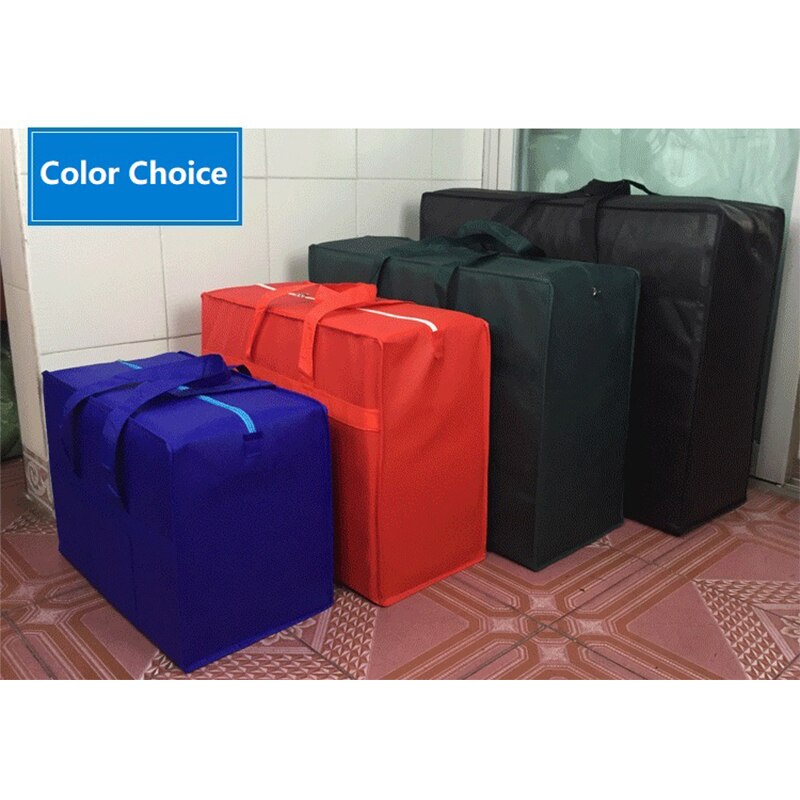 Solid Color Luggage Bag Large Capacity Thick Waterproof Oxford Bags Duffle Bag Huge Snakeskin Nylon Travel Bags for Home