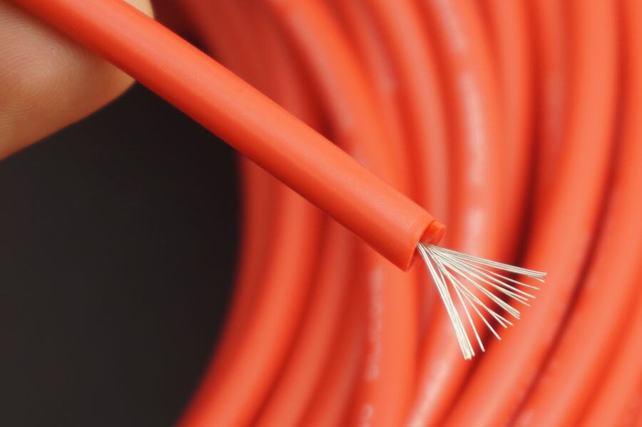 Silicone Draad Super flexibele hoge temperatuur Hoogspanning Kabel-22AWG 40KV