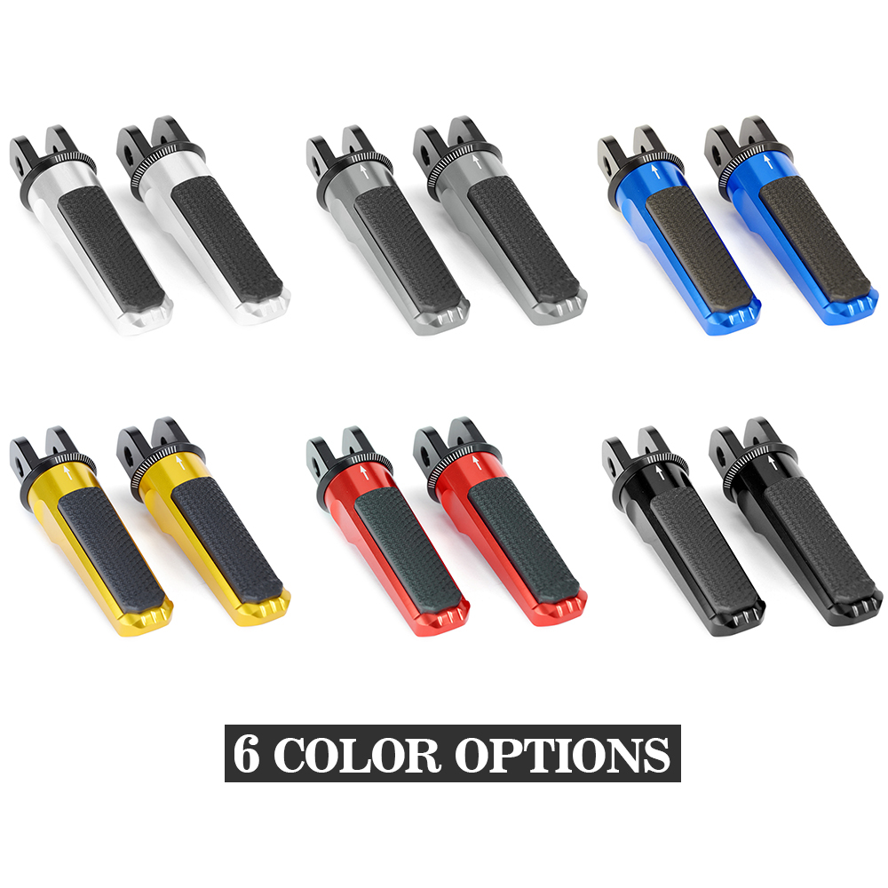 Piede Del motociclo di trasporto Pioli Anteriore Cavaliere Pedale per SUZUKI B-re DL250 V-STROM GSR 600 750 GSXR GSX-S 600 750 1000 SV650 SV650X