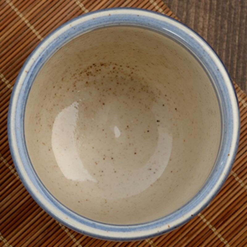 2 stks/partij 150 ml Master Cup Vintage Keramische Grof Aardewerk Handgeschilderde Cups Drinkware Mok Espresso Koffie Melk Mugss Theewaar art