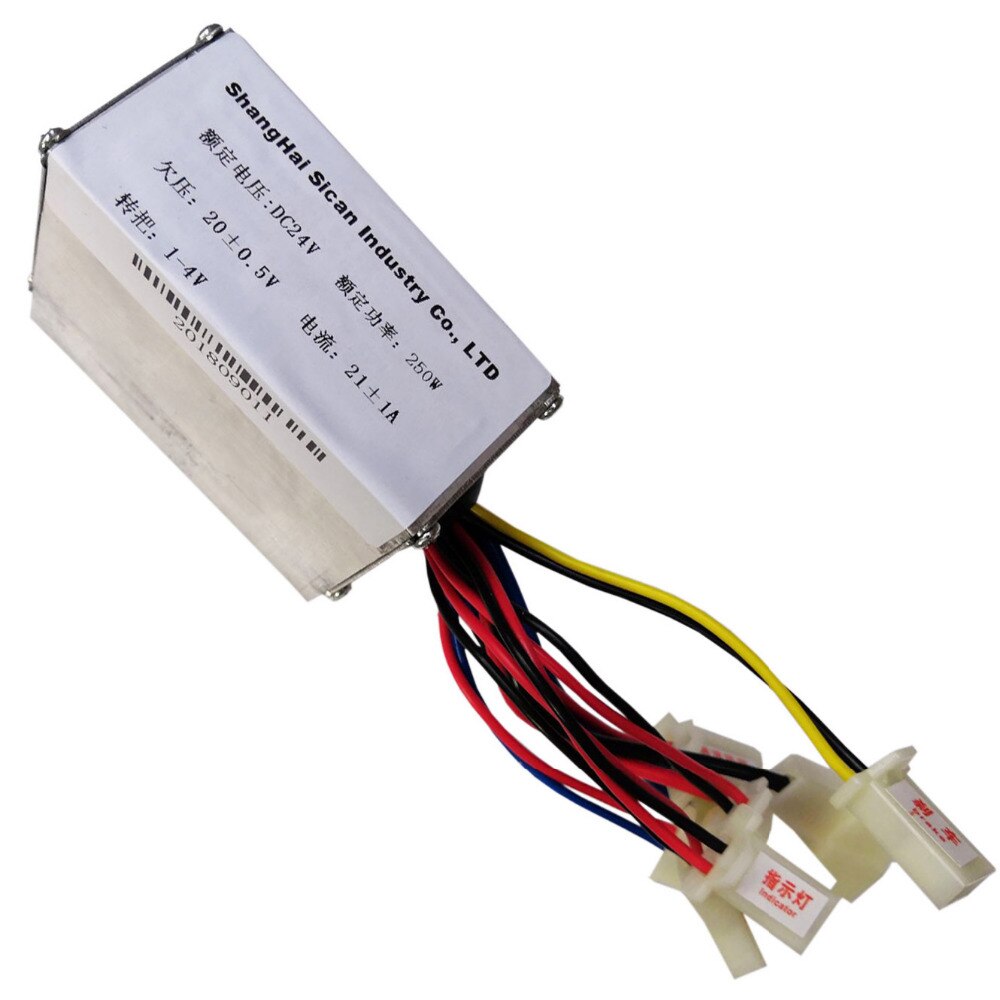 Geborsteld motor controller Elektrische driewieler geborsteld controller 250W 24V