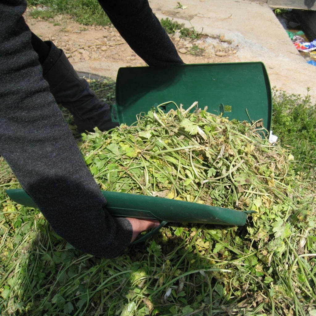 Paire de feuilles collecteur de poche pinces feuilles jardin nettoyage pelle jardin Pick outil déchets pince feuilles vers le haut outil de nettoyage # j3s