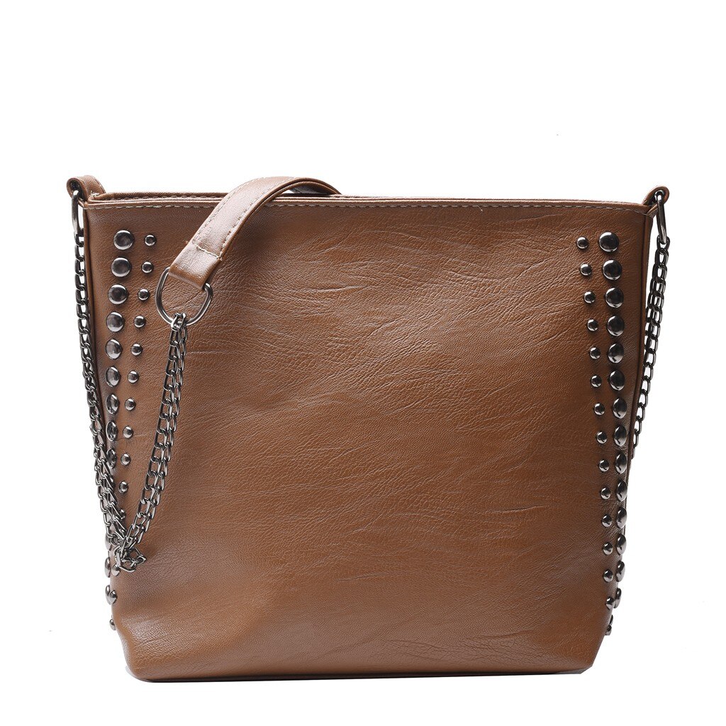 #5 frauen Herbst Einfache Crossbody-tasche Beiläufige Große Kapazität Schulter Paket PU Leder Crossbody-tasche Weibliche Handtasche mochila: Coffee