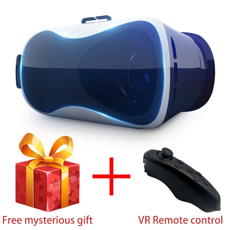 Gafas Vr con caja de auriculares, Gafas para casco, película de película 3D, cartón envolvente, realidad Virtual, para Xiaomii, teléfono inteligente, cartón, Pc: VR glasses-2