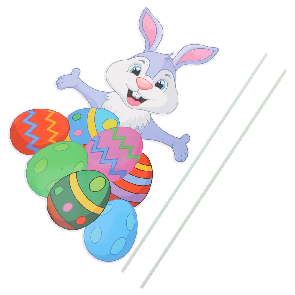 1pc Easter Party Decoration Themed Yard Decoration Sign Easter Outdoor Decor