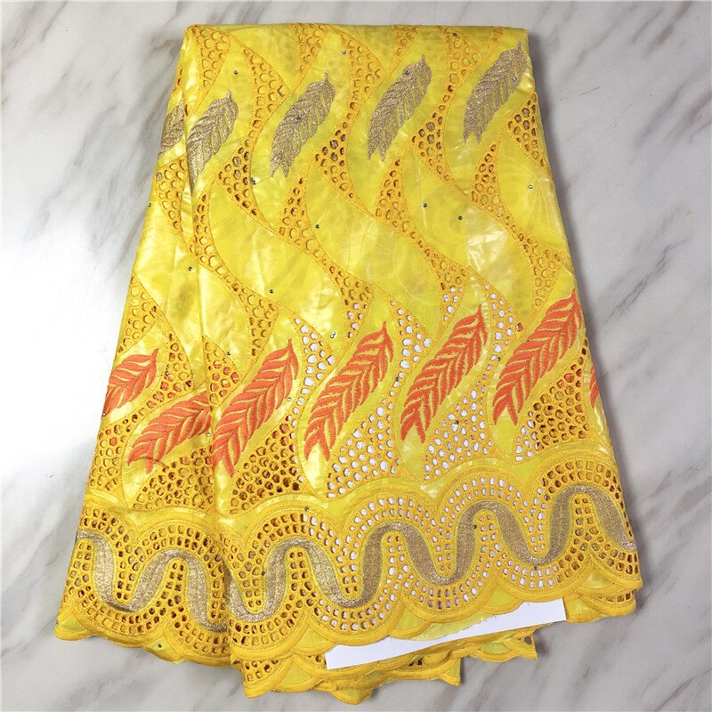 Embroidery Perforated Stones African Bazin Riche F... – Grandado