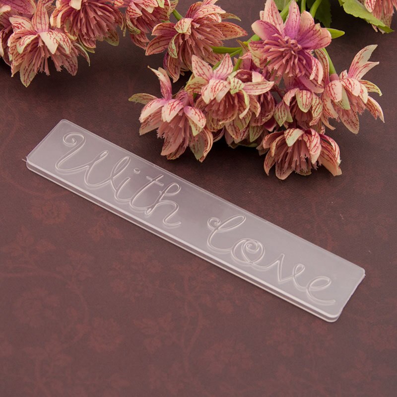 craft card making paper card album wedding decoration Embossing folders Em076 with Love