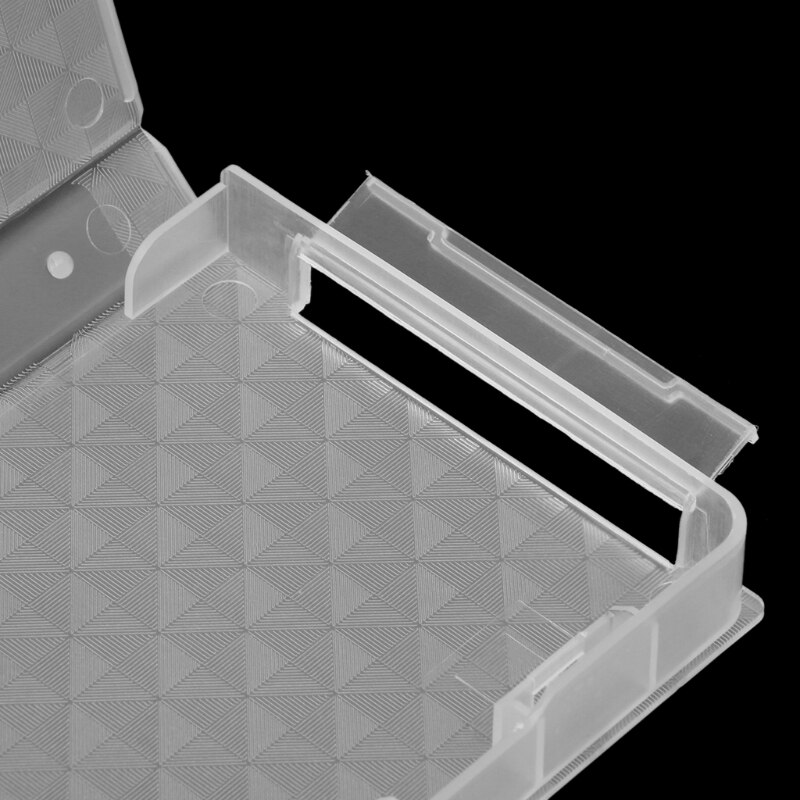 2.5 inch Hard Disk Drive SSD HDD Protection Storage Box Case Clear PP Plastic