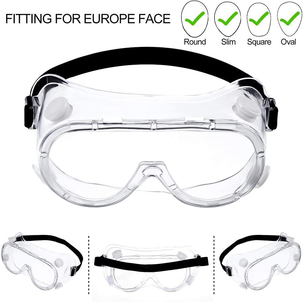 Zonnebril Voor Mannen En Vrouwen Beschermende Veiligheidsbril Fietsen Goggles Brede Visie Indirecte Vent Antifog Sp Buiten Gebruik
