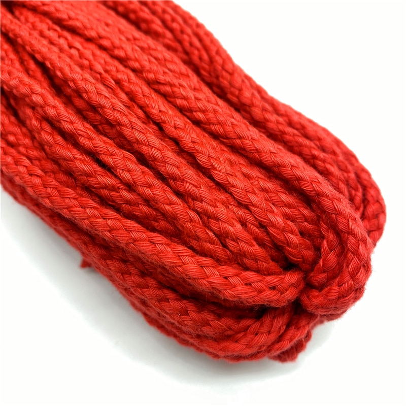 Cordons en coton et Nylon torsadés colorés, 10 mètres, 2mm, 3 pièces Cordons en coton et Nylon torsadés colorés, 10 mètres, 2mm, 3 pièces