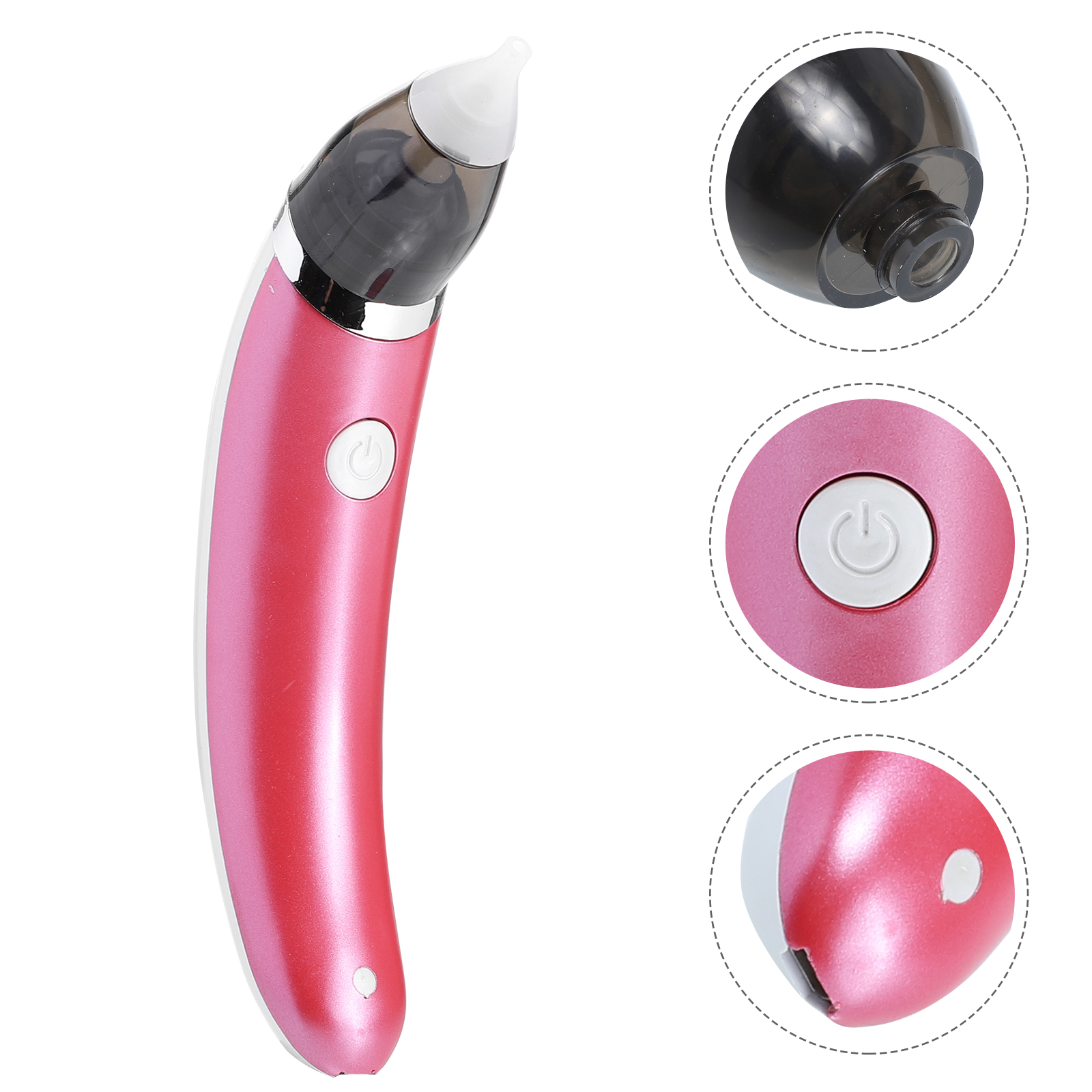 1 Set aspiratore nasale orale ergonomico anti-riflusso per bambini