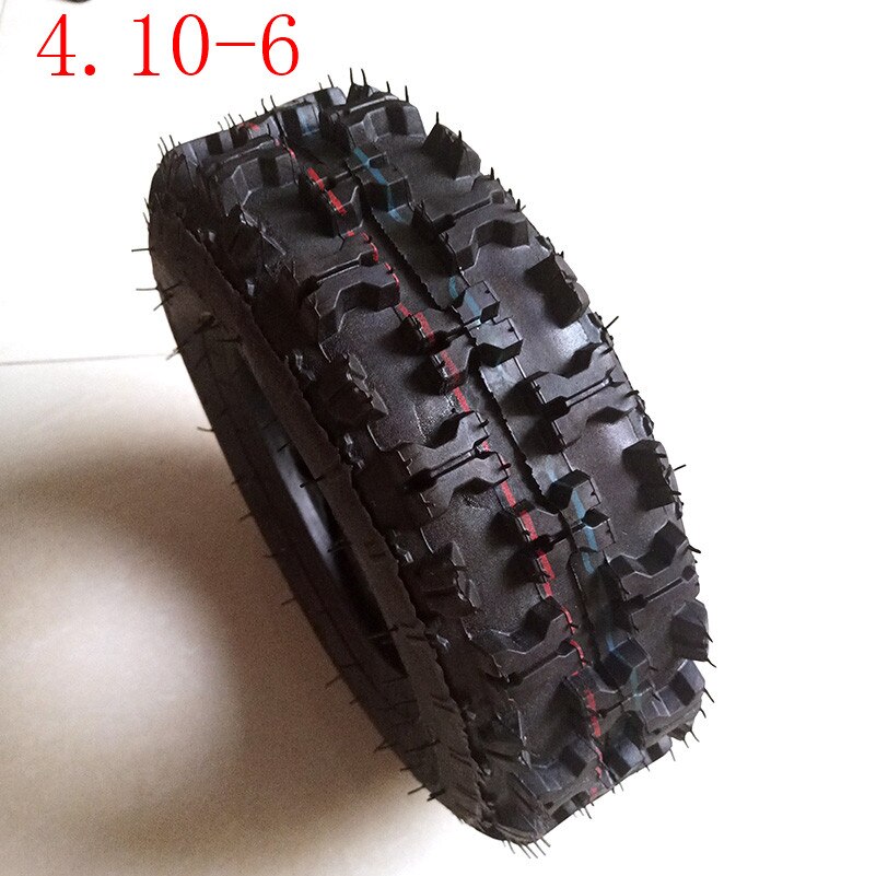 Expédition éclair 4.10-6 pneu ATV Quad Go Kart 47cc 49cc gros 12x4.10-6Tire chambre à air convient à tous les modèles