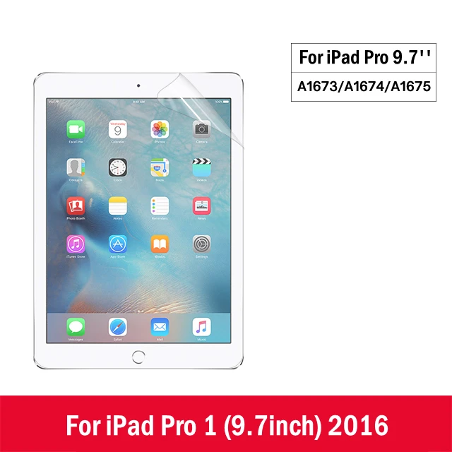 Papiergevoel Screenprotector Film Matte PET-schilderij Schrijven voor iPad Pro 11 12,9 inch Air 3 4 5 7e 8e 9e 10e Gen 9,7 10,2 10,9: Sky Blue