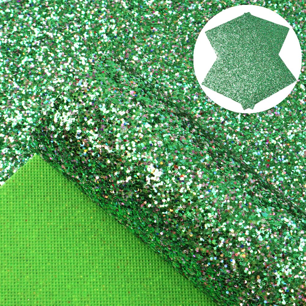 20*34cm Solid Color Chunky Glitter Faux Leather Fabric Sheets,DIY Handmade Materials For Making Projects,1Yc8030: 1093868008